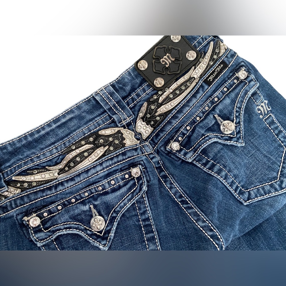 MISS ME Rhinestones Jeans
